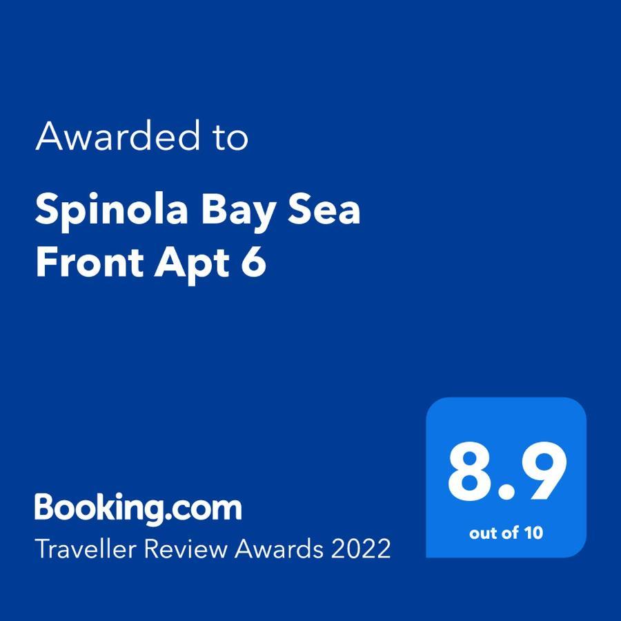 Spinola Bay Sea Front Apt 6 Saint Julian's Eksteriør bilde